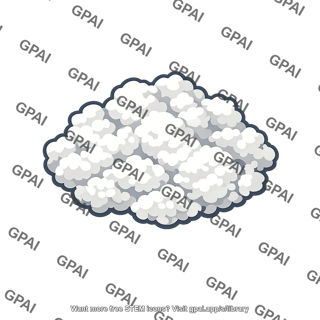 Fluffy cloud