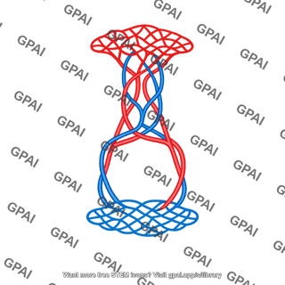 Abstract vascular knot