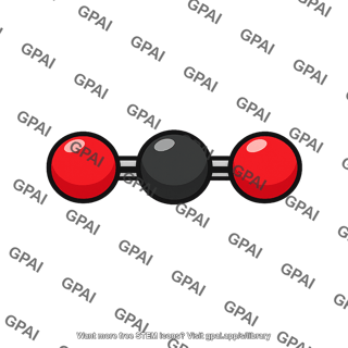 Carbon dioxide molecule