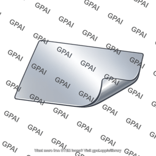 Silver metallic foil