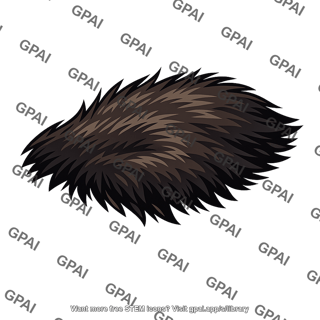 Fur darkened