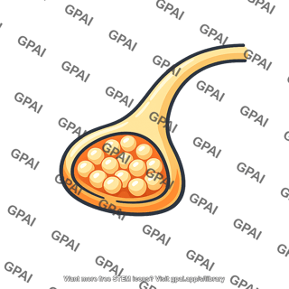 Spoon with beads