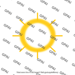 Stylized sun