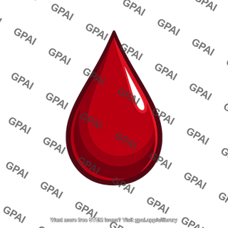 Blood droplet