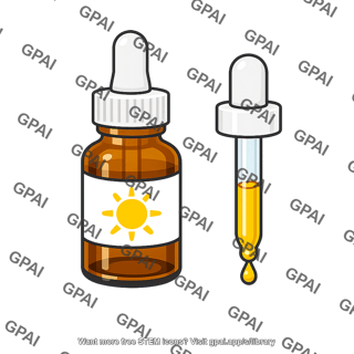 Vitamin d dropper bottle