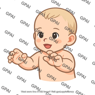Cartoon infant
