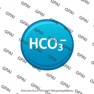 Bicarbonate ion particle