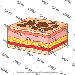 Skin pigmented