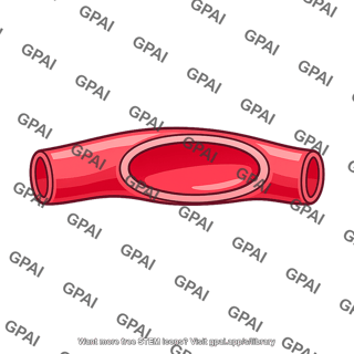 Skin blood vessel vasodilated