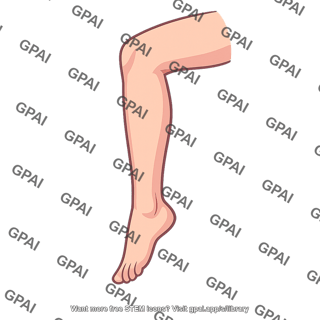 Leg dangling