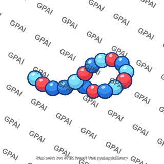 Short peptide chain variant blue red