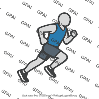 Person running