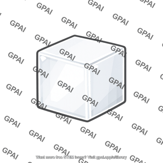 Sodium chloride crystal