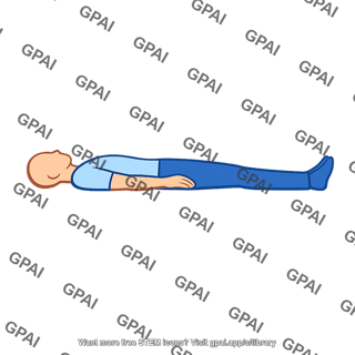 Person lying down