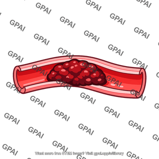Small blood vessel blocked