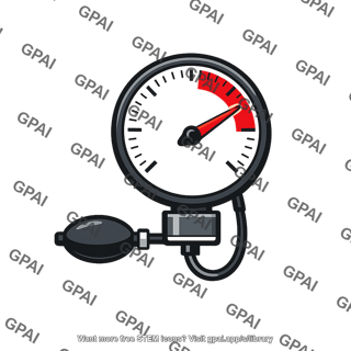 Hypertension gauge icon