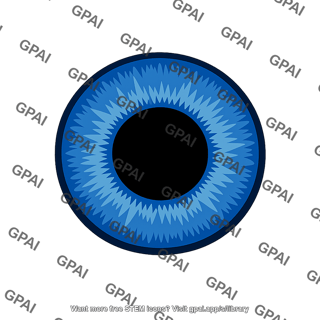 Blue eye iris