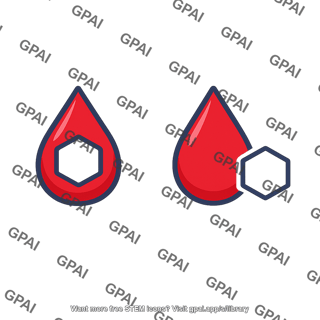 Diabetes mellitus blood glucose symbol