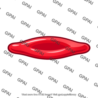 Red blood cell squeezed