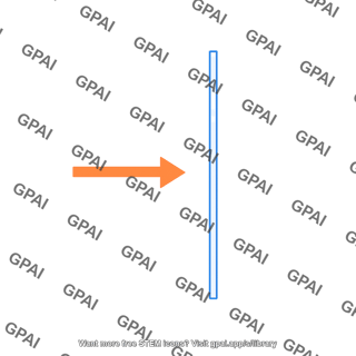Glass surface perpendicular