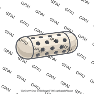 Perforated capsule implanted