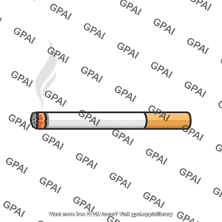 Smoking cigarette