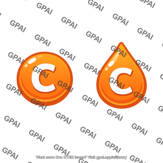 Vitamin c supplement icon