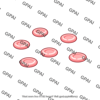 Anemia red blood cell cluster pale
