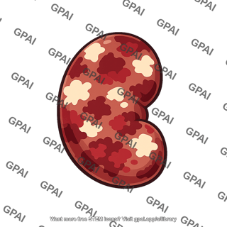 Kidney diseased patchy ischemic