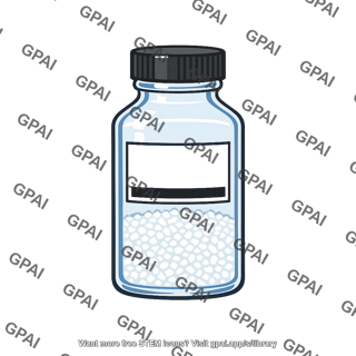 Potassium chloride reagent bottle