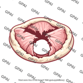 Heart valve destroyed