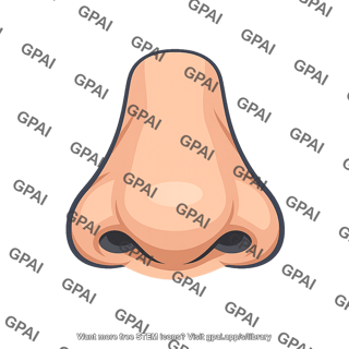 Nose enlarged