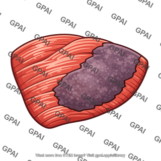 Ischemic heart muscle