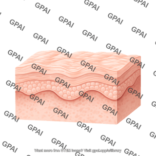 Skin epidermis dermis