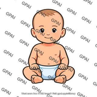 Sitting baby