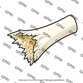 Broken bone edge