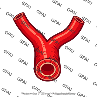 Branching arteriole