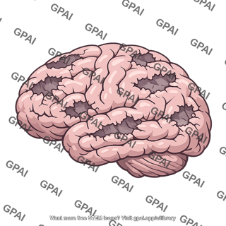 Cerebral cortex destroyed