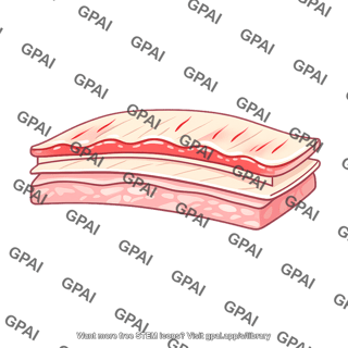 Raw fish slices
