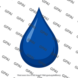 Venous blood symbolic blue