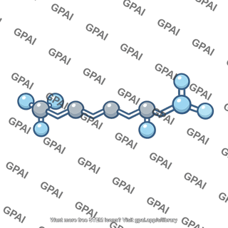 Molecule ball and stick model