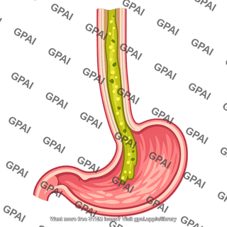 Stomach content reflux
