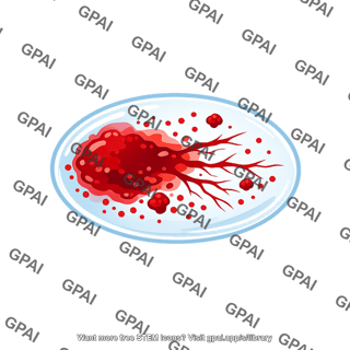 Blood pool in fluid