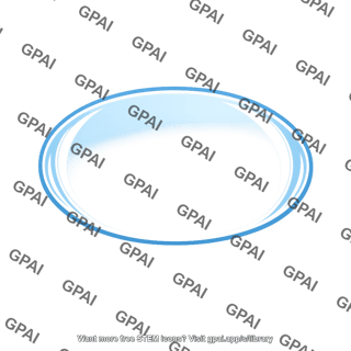 Convex spherical lens