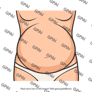 Ascites external abdomen