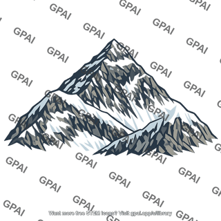 Snow capped mountain