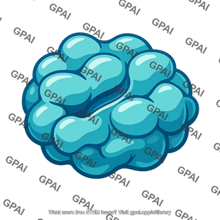 Stylized brain