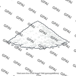 White powder pile