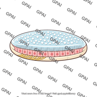 Macula otolith organ with otoconia