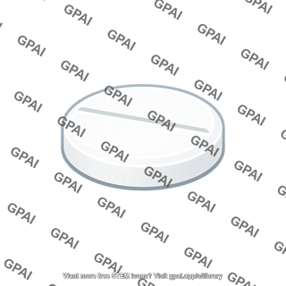 Thiazide diuretic tablet